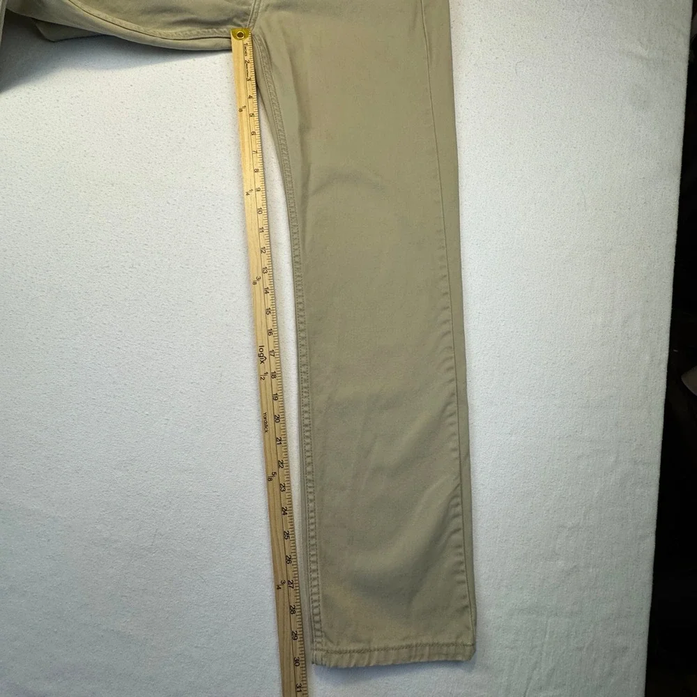 Levi's 511 Slim Fit‎ Pants Mens 29x32 Khaki Tan Twill Chino